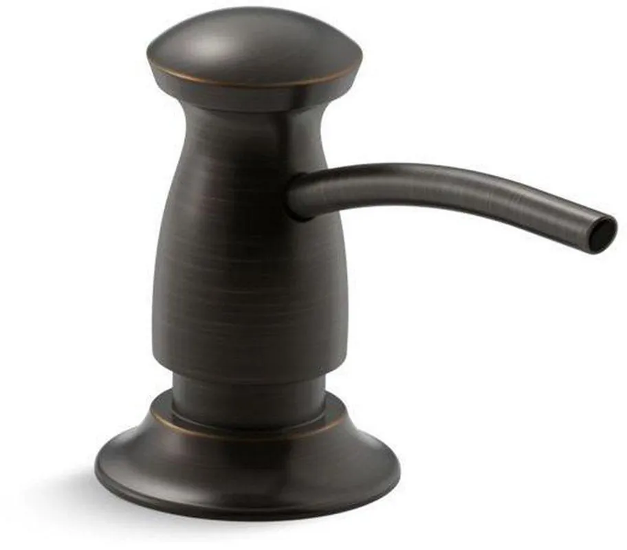 KOHLER 1893-C-2BZ 16 oz. 3-5/16 in. Soap & Lotion Dispenser in Oil Rubbed Bronze