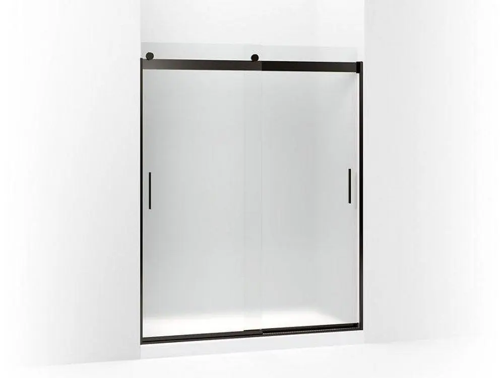 KOHLER 706009-D3-ABZ Levity 74 x 59-5/8 in. Frameless Sliding Shower Door