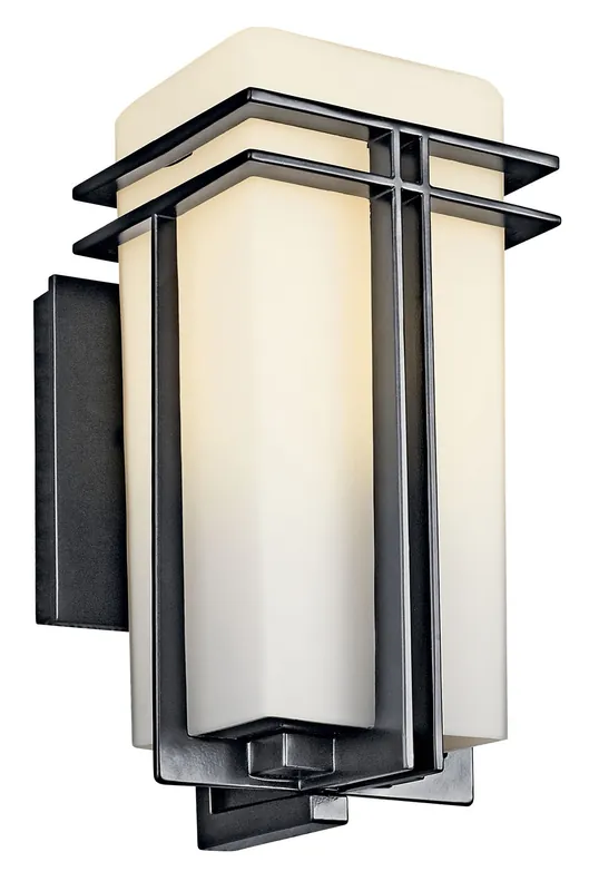 Kichler 49200BK The Tremillo 1 Light Outdoor Wall Light