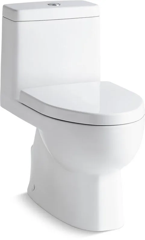 KOHLER 3983-S-0 Reach Elongated Dual Flush One Piece Toilet