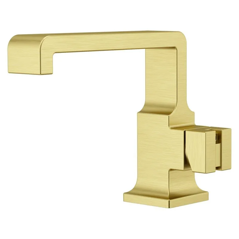 Pfister LG42-VRVBG Verve Single Handle Monoblock Bathroom Sink Faucet in Brushed Gold