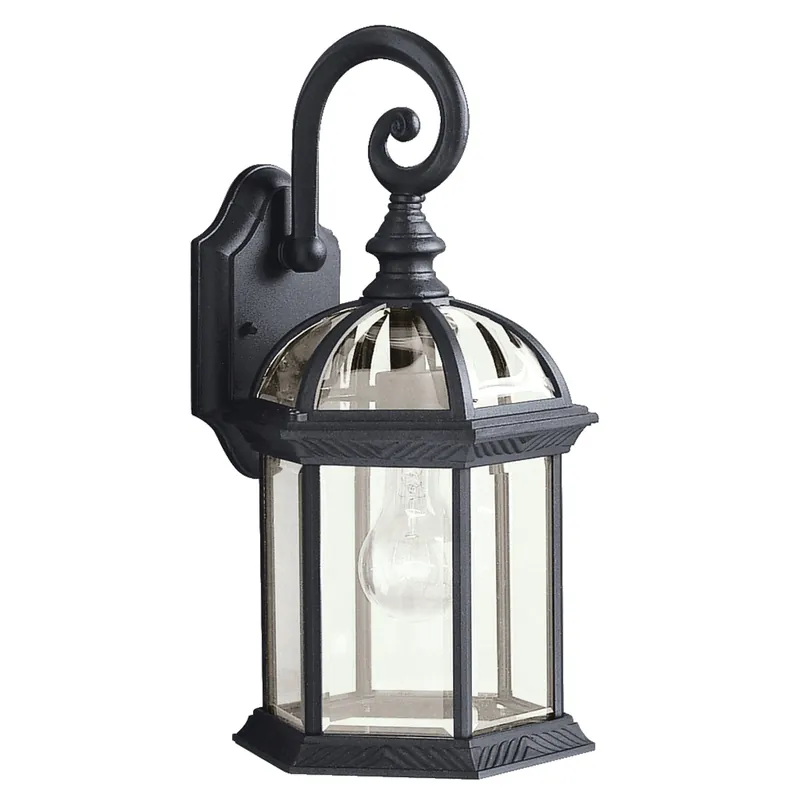 Kichler 9735BK Barrie 1 Light Outdoor Wall Light