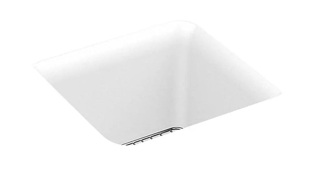 Kohler 8223-CM6 Cairn 15-1/2 X 15-1/2 in. No Hole Undermount Composite Bar Sink in Matte White