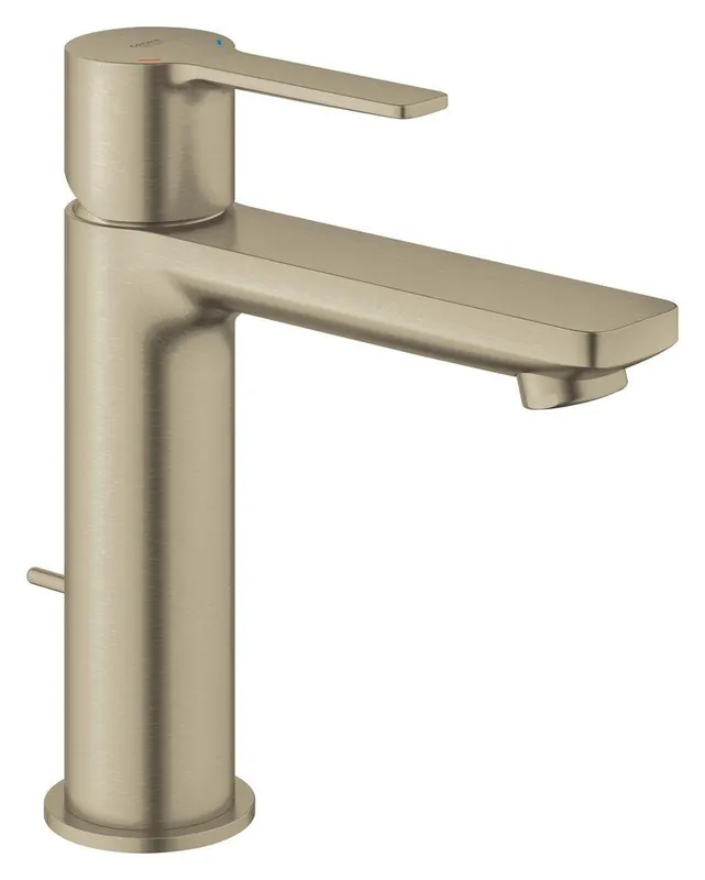GROHE 23794ENA Lineare Single Handle Monoblock Bathroom Sink Faucet in Brushed Nickel