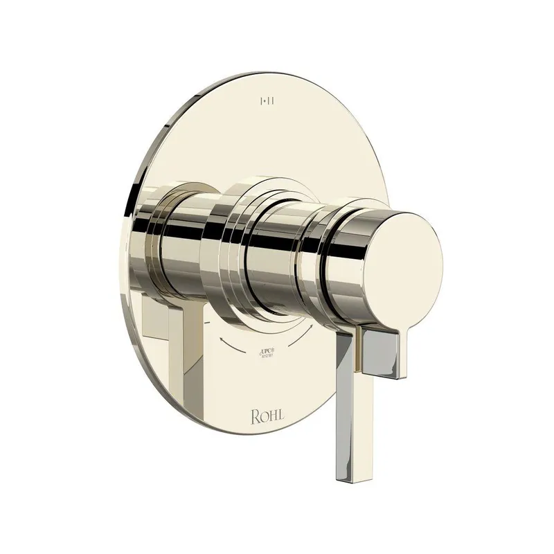 Rohl TLB23W1LMPN Lombardia Single Handle Pressure Balancing or Thermostatic Valve Trim in Polished Nickel