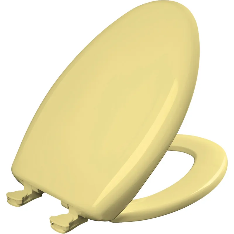 Bemis 1200SLOWT211 Elongated Plastic Toilet Seat in Yellow