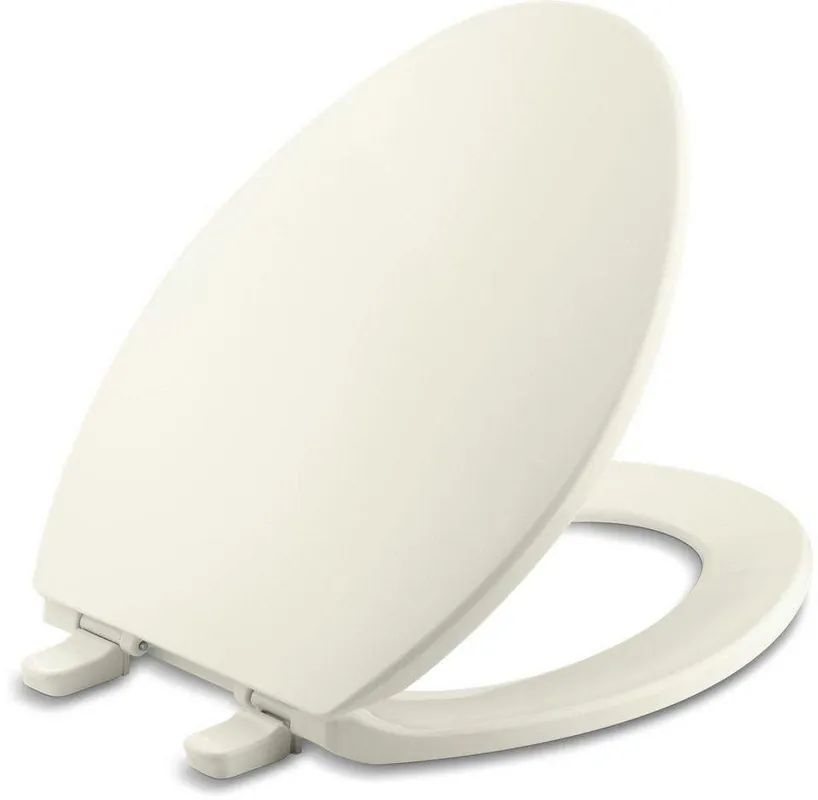 Kohler 4774-96 Brevia Quick-Release Elongated Closed Front Toilet Seat in Biscuit