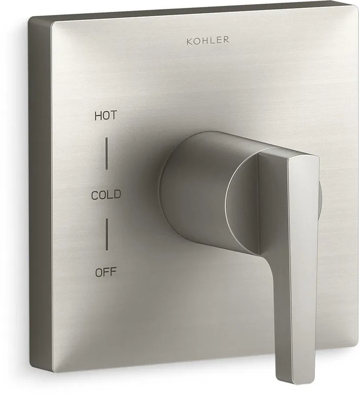 KOHLER TS99761-4-BN Honesty Single Handle Bathtub & Shower Faucet in Vibrant Brushed Nickel (Trim Only)