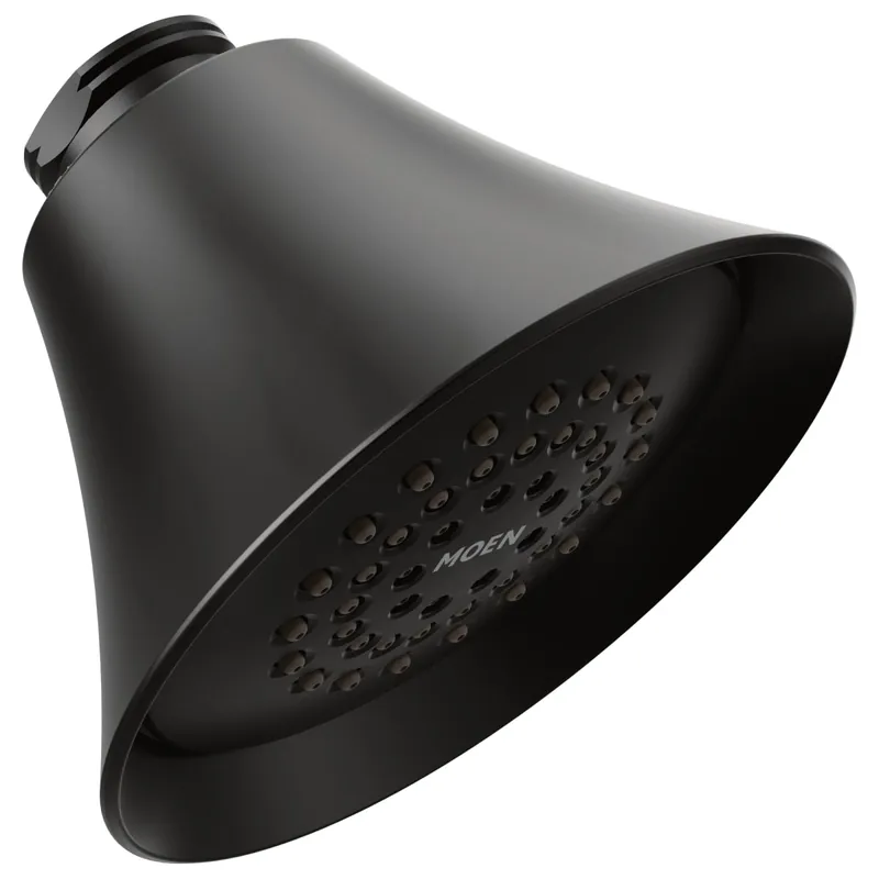 Moen 6370BL Matte Black One-Function 3.75 Diameter Spray Head Standard