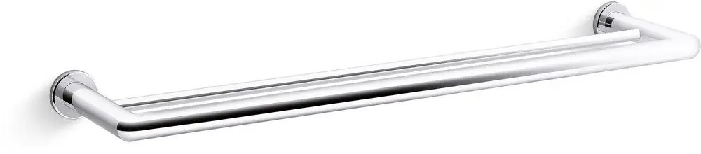 KOHLER 97890-CP Kumin 24 in. Towel Bar in Polished Chrome