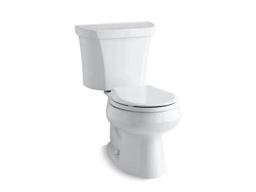 Kohler 3987-RA-0 Wellworth 1.1 gpf/1.6 gpf Dual Flush Round Two Piece Toilet