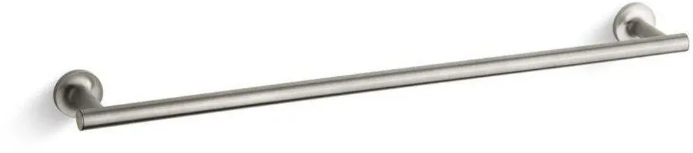 Kohler 14436-BN Purist 24 In. Towel Bar In Vibrant Brushed Nickel
