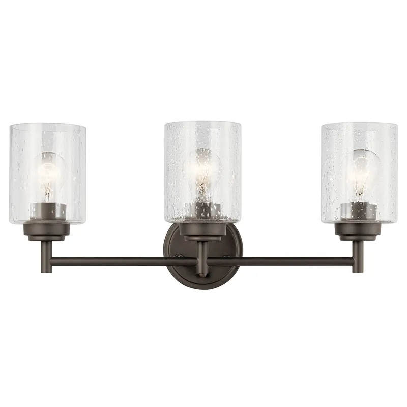 Kichler 45886OZ The Winslow 21.5in 3 Light Vanity Light