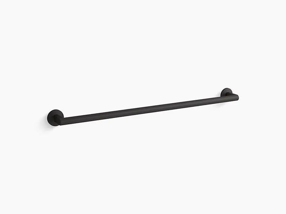 Kohler 78374-BL Components 30 in. Towel Bar in Matte Black