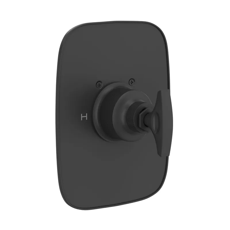 Rohl MB2040NDMMB Graceline® 3/4 Thermostatic Trim Without Volume Control in Matte Black