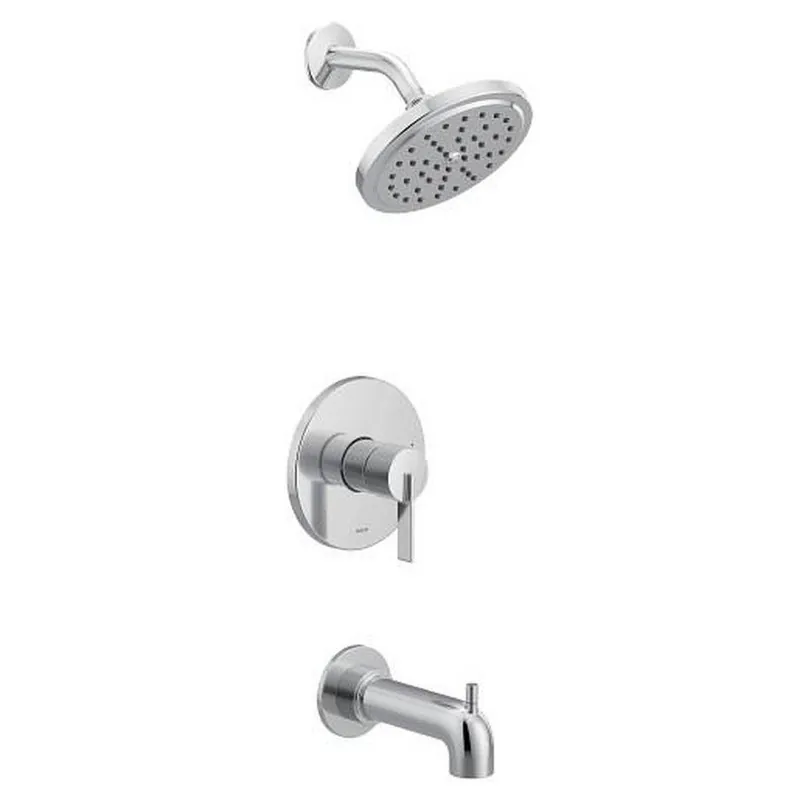 Moen UT2263EP Cia One Handle Single Function Bathtub & Shower Faucet in Chrome (Trim Only)