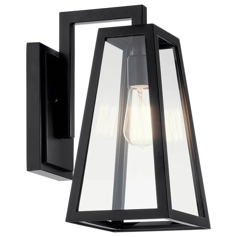 Kichler 49331BK 1-Light Outdoor Wall Light 100 W