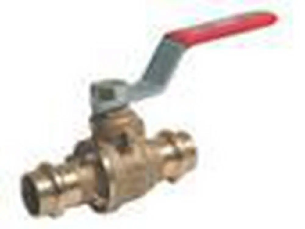 Red-White Valve 5020AB 1 in. Brass Full Port Press 600# Ball Valve