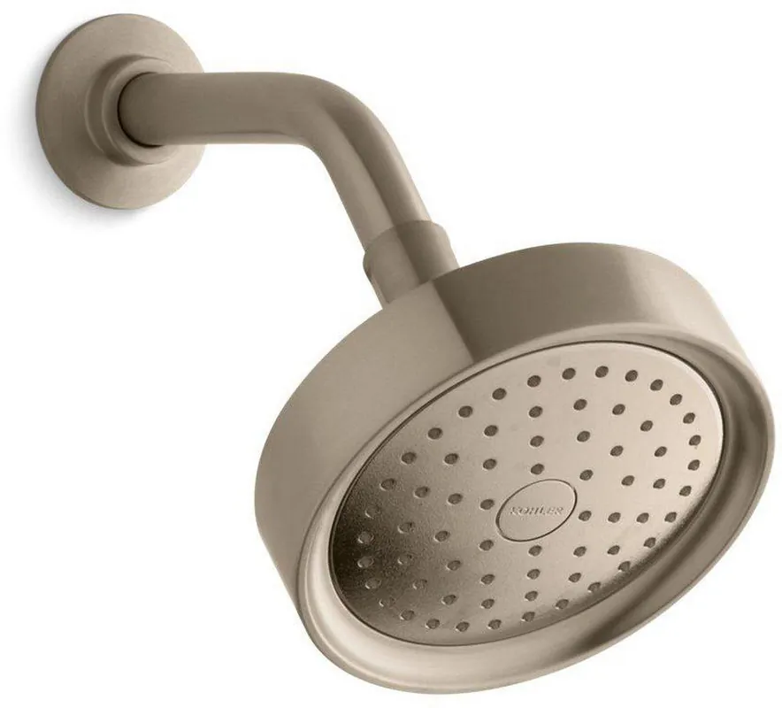 Kohler 965-AK-BV Purist Single Function Showerhead in Vibrant Brushed Bronze