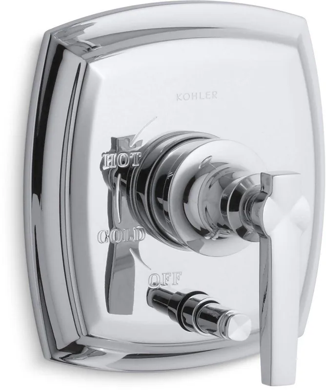 Kohler T98759-4-CP Margaux Single Handle Pressure Balancing Valve Trim in Polished Chrome