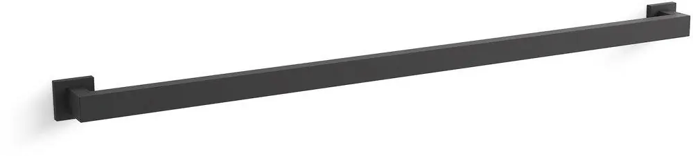 KOHLER 23296-BL Square 36 in. Grab Bar in Matte Black