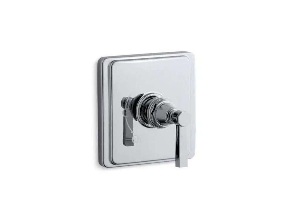 KOHLER TS13135-4A-CP Pinstripe Single Handle Pressure Balancing Valve Trim