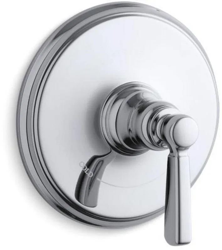 Kohler T10593-4-CP Bancroft Single Handle Thermostatic Valve Trim in Polished Chrome