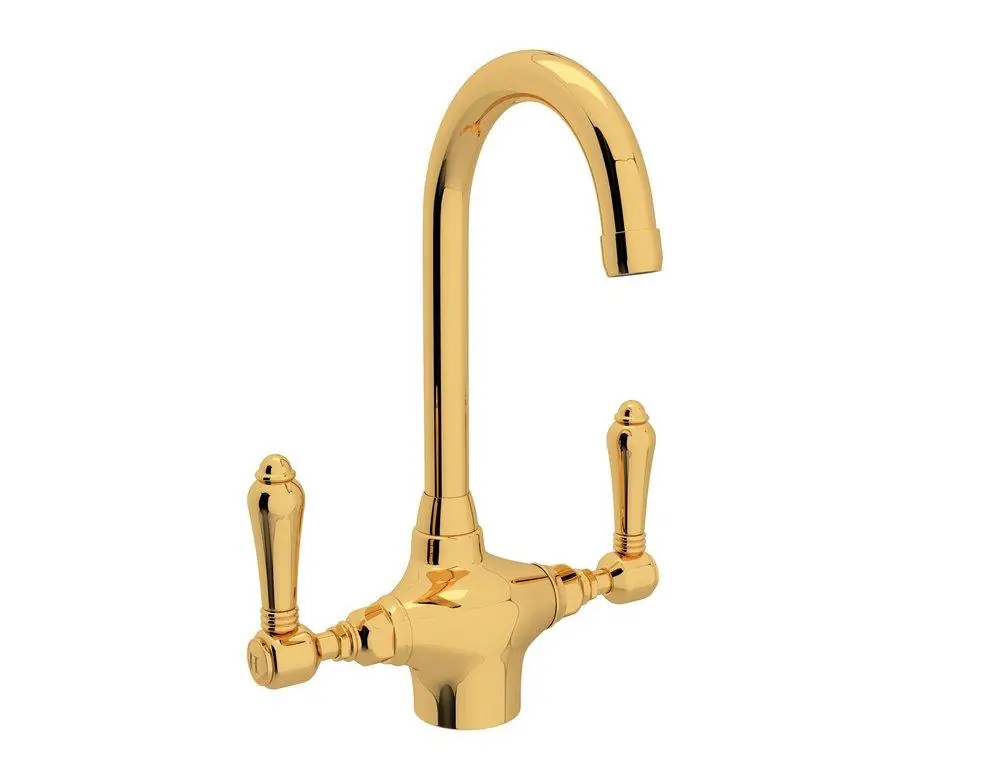 ROHL A1667LMIB-2 Two Handle Bar Faucet in Inca Brass