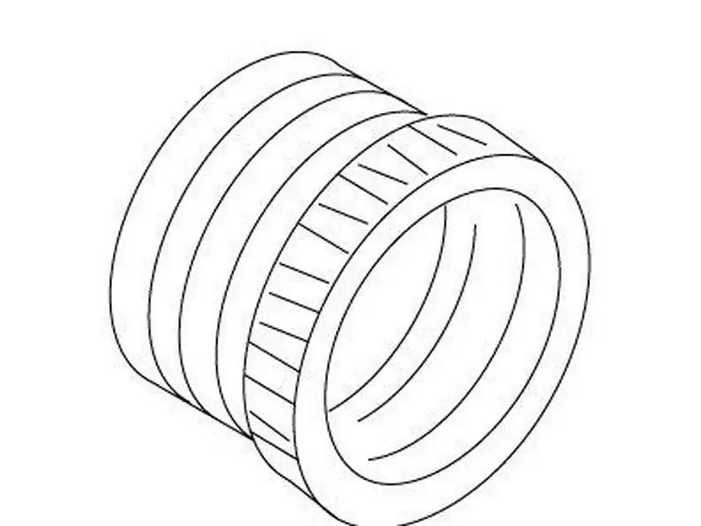 KOHLER 32008 5/8 in. Nut, Washer and Gasket for Series K-7042
