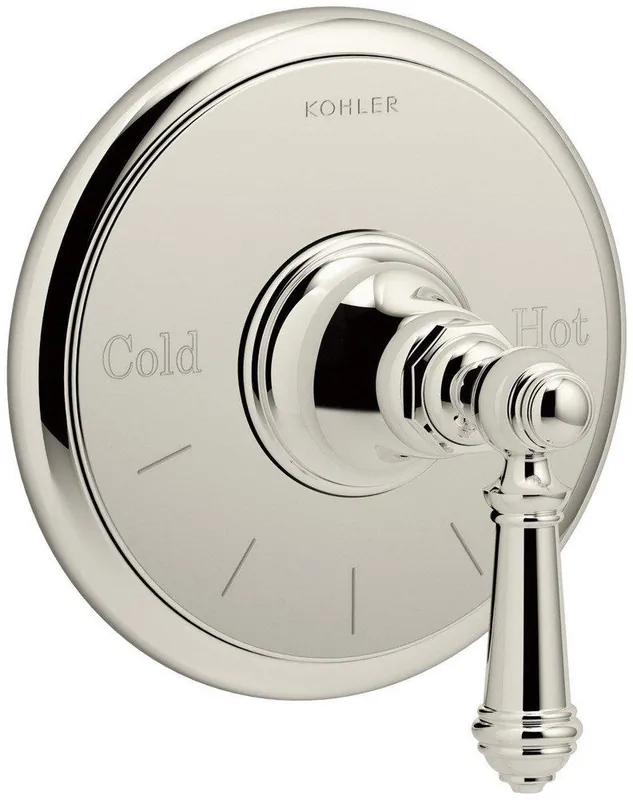 Kohler T72769-4-SN Artifacts Single Handle Thermostatic Valve Trim in Vibrant Polished Nickel