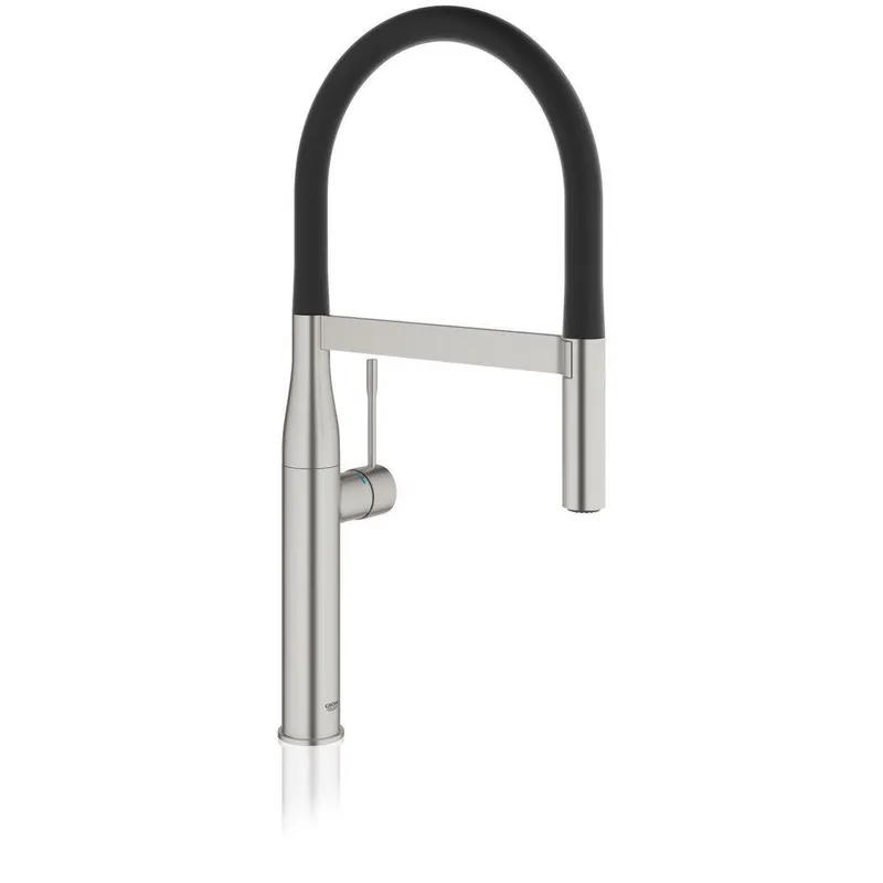 GROHE 30295DC0 Essence Professional Single Handle Pull Down Kitchen Faucet in SuperSteel Infinity