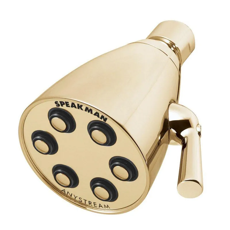 Speakman S-2252-PB Icon Multi Function Showerhead in Polished Brass