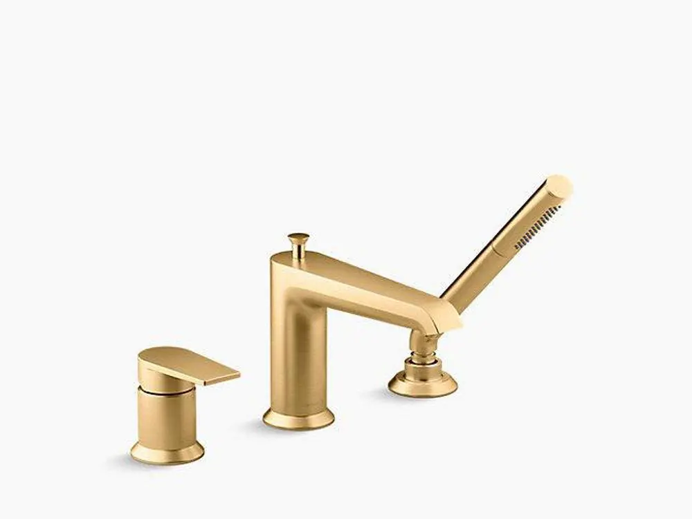 Kohler 97070-4-2MB Hint Single Handle Roman Tub Faucet with Handshower