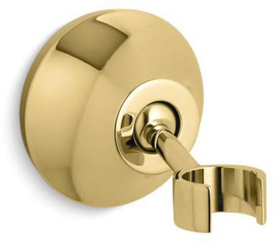Kohler 352-PB Forte Hand Shower Holder in Vibrant Polished Brass