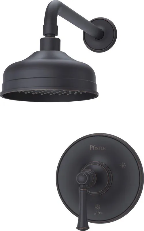 Pfister LG89-7TBY Tisbury One Handle Single Function Shower Faucet in Tuscan Bronze