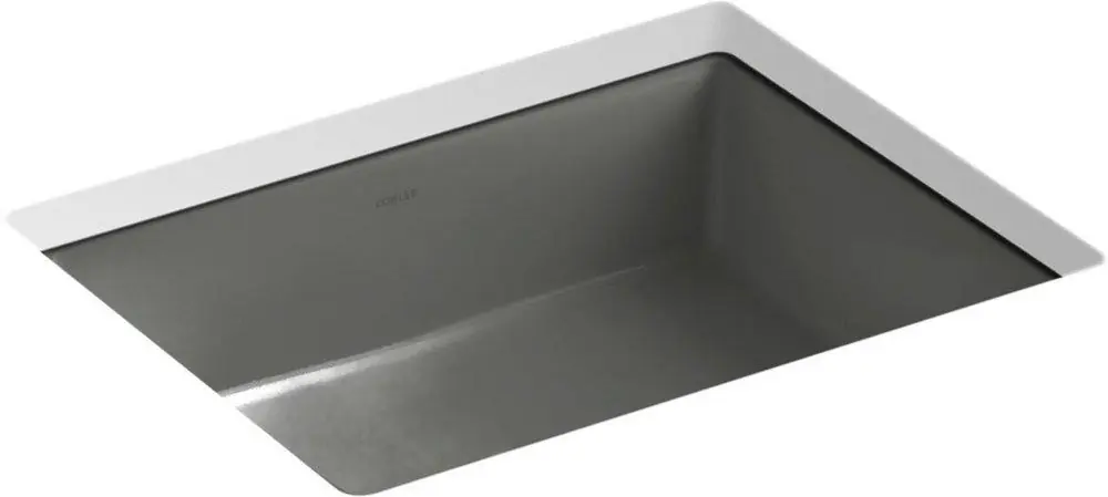 Kohler 2882-58 Verticyl 19-13/16 x 15-5/8 in. Rectangular Undermount Bathroom Sink in Thunder Grey