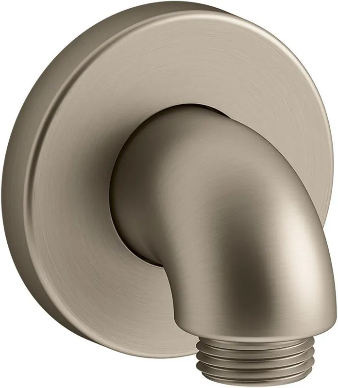 Kohler 22172-BV Purist Stillness Supply Elbow in Vibrant Brushed Bronze