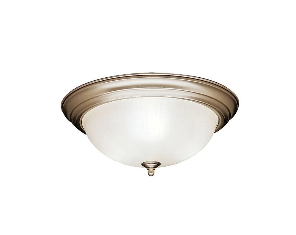 Kichler 8655NI The Hastings Collection Flush Mount Light 3 Light A19