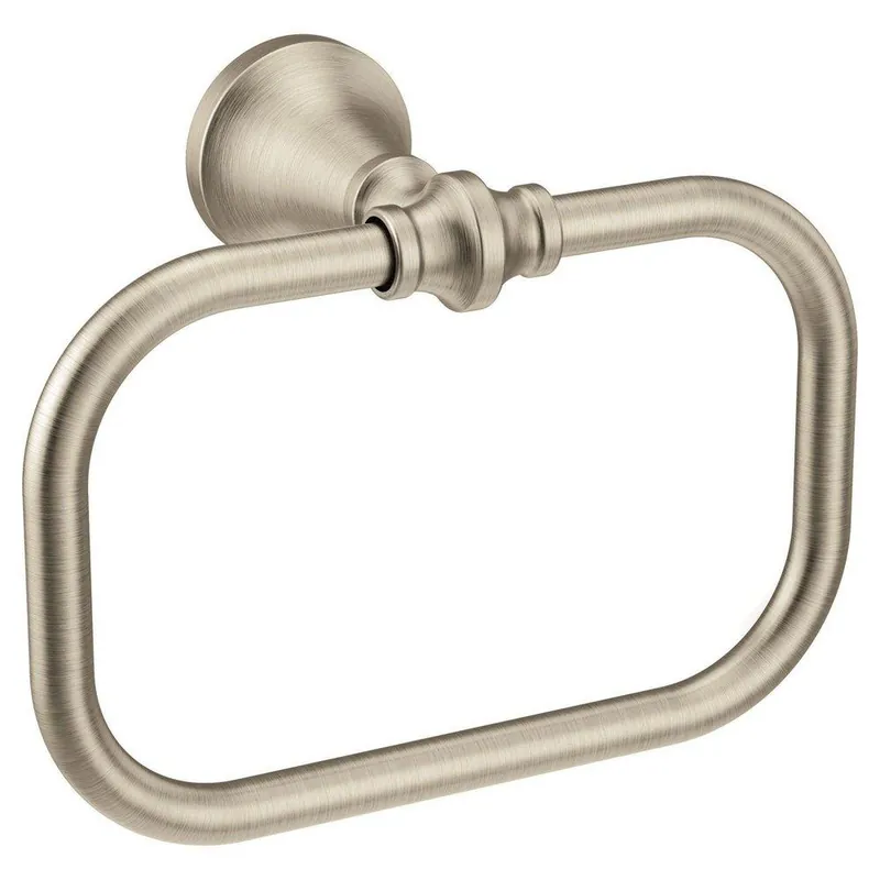 Moen YB0586BN Colinet Towel Ring in Brushed Nickel