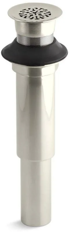Kohler 7108-SN Decorative Drain 3-13/16 in. Bathroom Sink Drain in Vibrant Polished Nickel