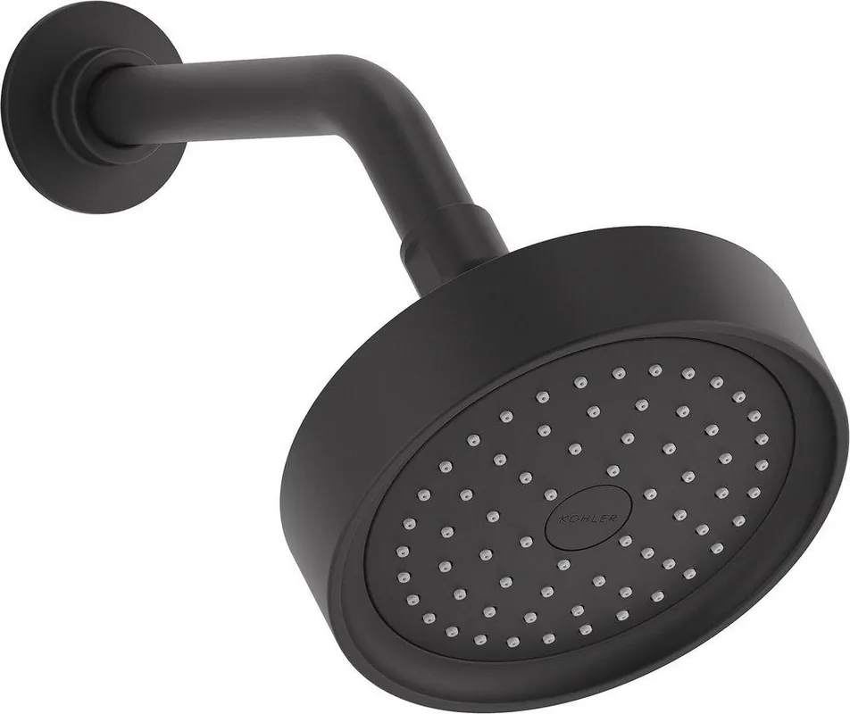 KOHLER 965-AK-BL Purist Single Function Showerhead in Matte Black