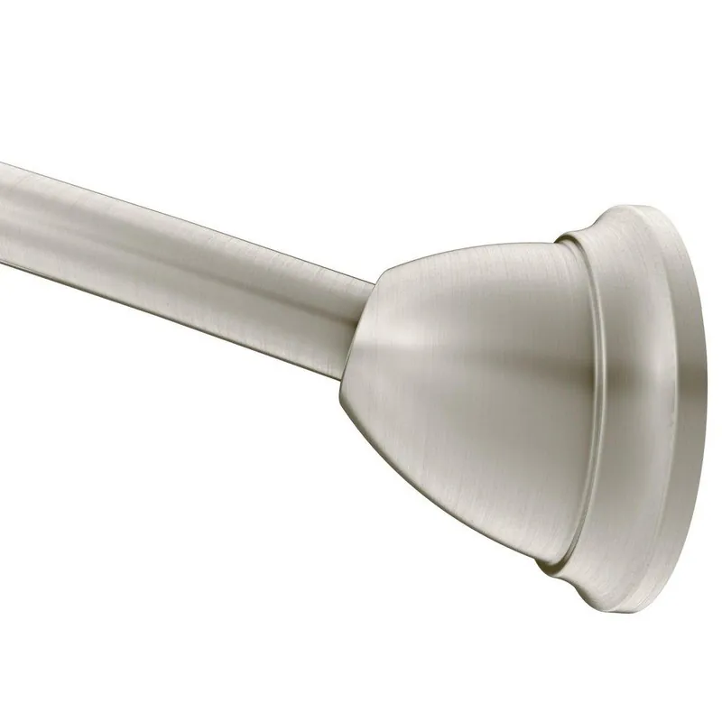 Moen DN2170BN 60 in. Curved Shower Rod in Brushed Nickel