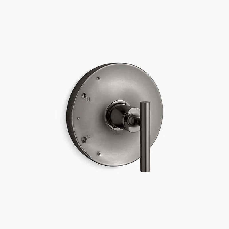 KOHLER TS14423-4-TT Purist Single Handle Bathtub & Shower Faucet in Vibrant Titanium (Trim Only)