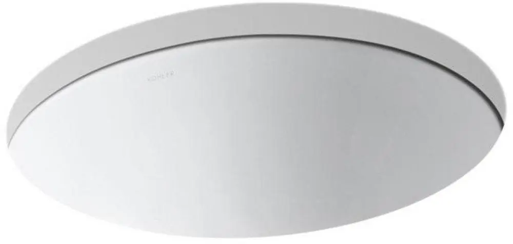 Kohler 2205-0 Caxton 19-1/4 x 16-1/8 in. Oval Undermount Bathroom Sink in White