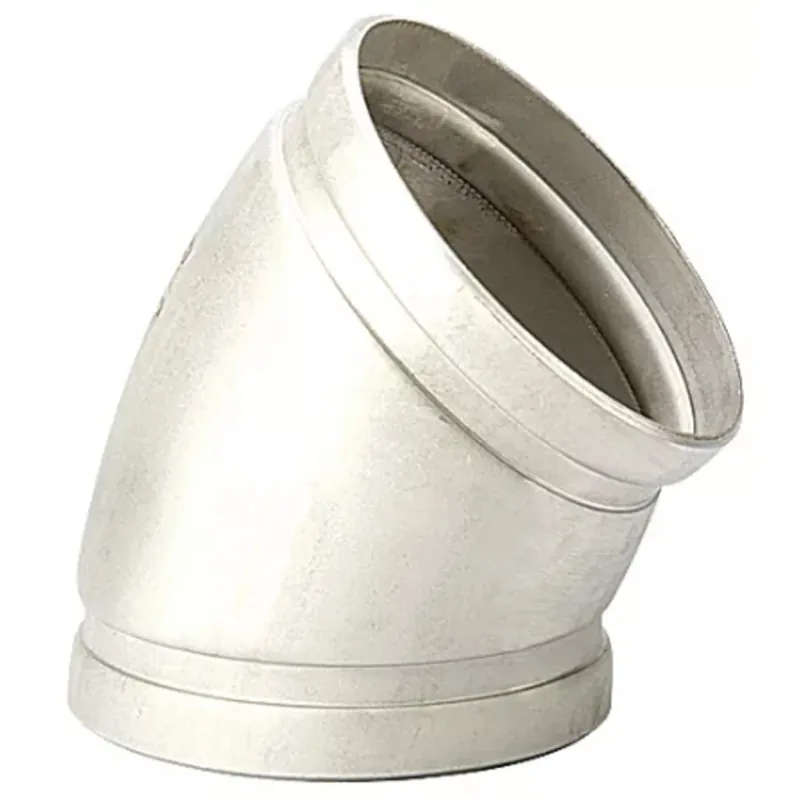 Gruvlok GVLF-A7051SS-400-304 4 45 Elbow - 304 Stainless Steel - GR x GR