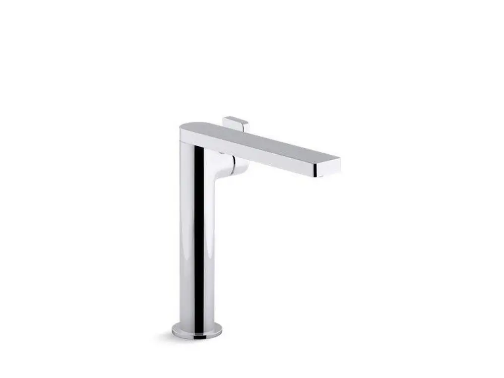 KOHLER 73168-4-CP Composed® Single Handle Vessel Filler Bathroom Sink Faucet in Polished Chrome
