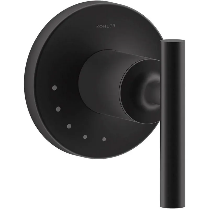 Kohler T14490-4-BL Purist Single Handle Valve Trim in Matte Black