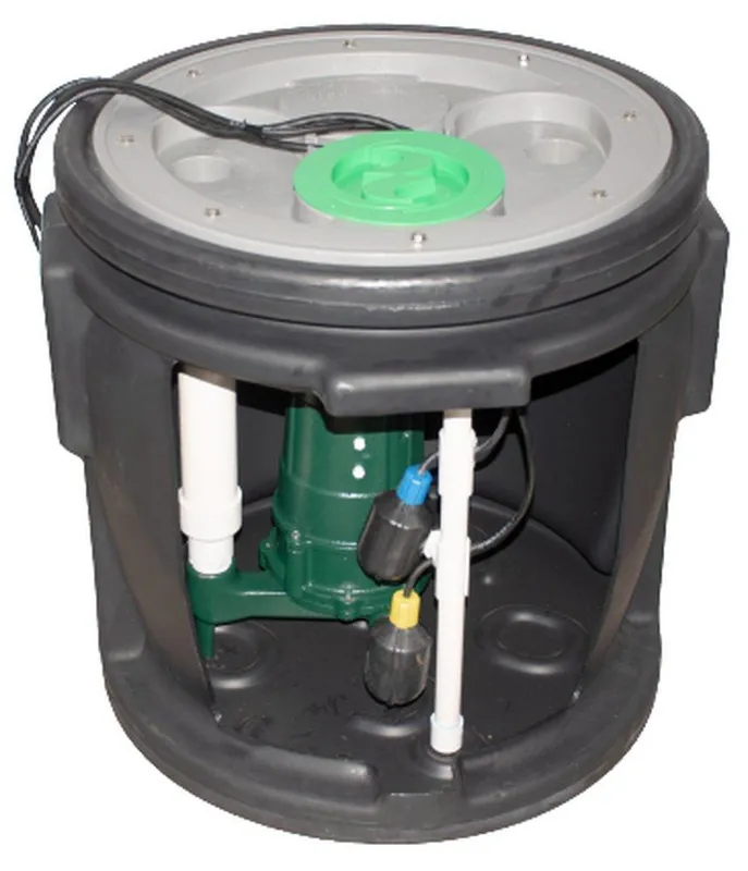Zoeller 912-1142 Waste-Mate 4/10 hp 115V 9.4A 2 in. Sewage Pump System