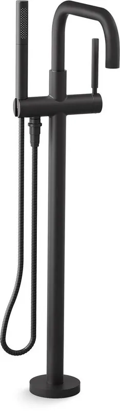 KOHLER T97328-4-BL Purist Single Handle Lever Floor Mount Filler