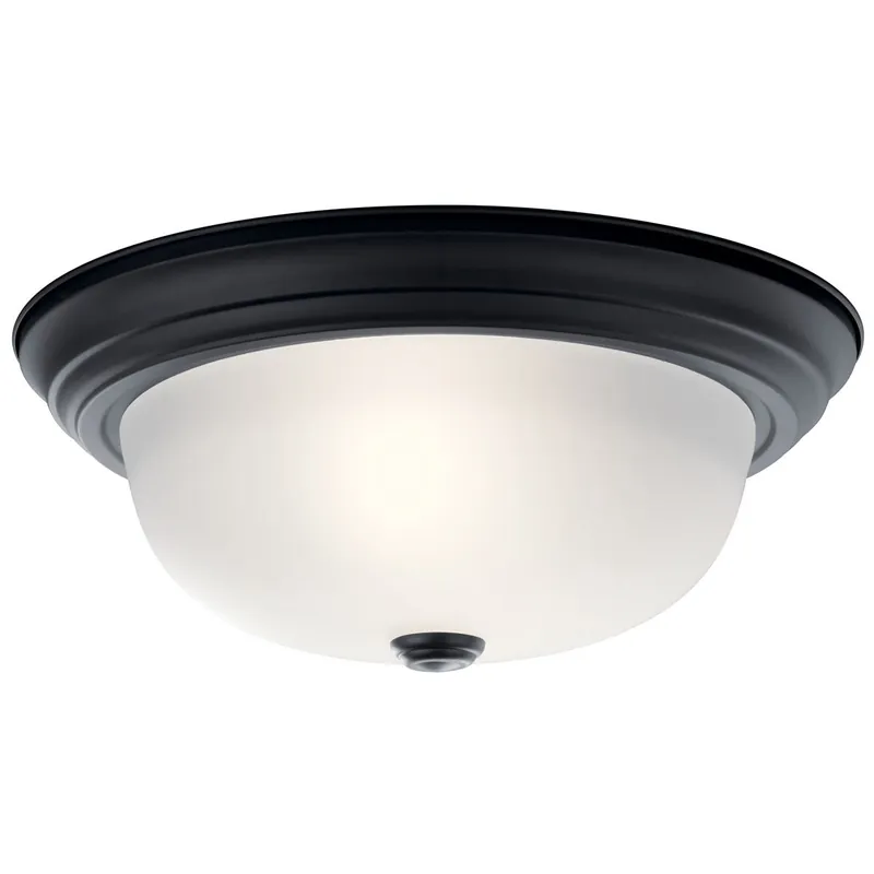 Kichler 8112BK 2 Light Flush Mount Black